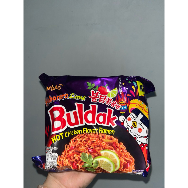 Samyang Buldak Habanero lime Samyang Korean Noodles Korean Spicy
