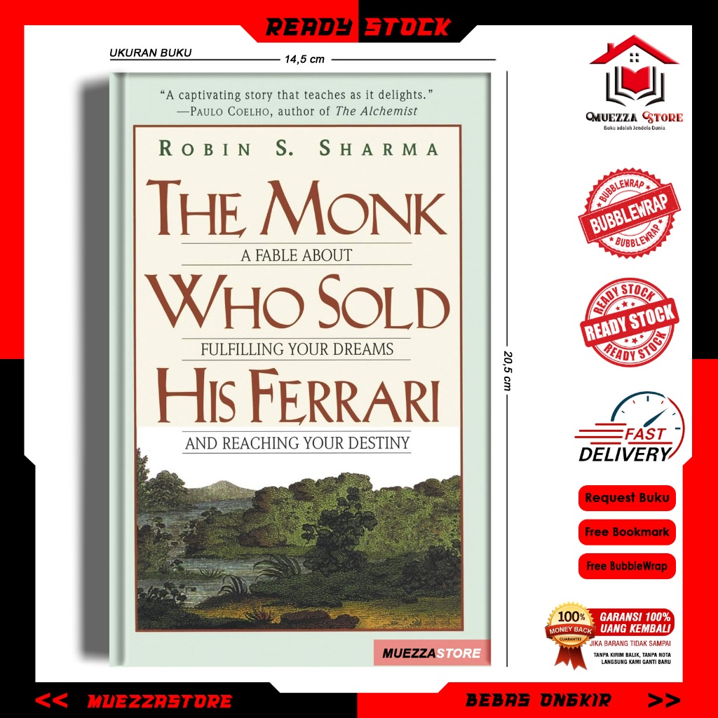 The Monk Who Sold His Ferrari By Robin Sharma English Indonesia Shopee Singapore