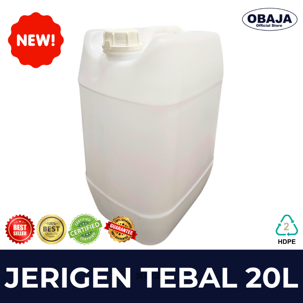 Jerry Cans 20 Liters/20Kg Thick JERRYCAN Jerry Cans New Seal HDPE ...