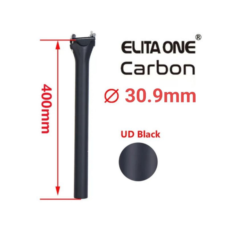 Seatpost Carbon Elita One ultralight 135g Roadbike MTB Gravel Bike Shopee Singapore