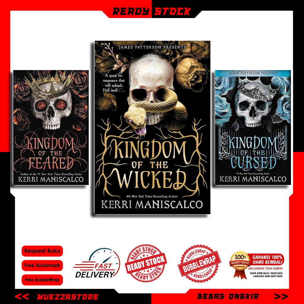Kingdom of the Wicked Kingdom of the Cursed Kingdom of the Feared by Kerri Maniscalco
