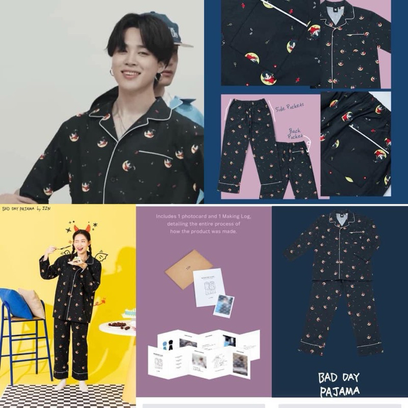 Bts BT21 Pajamas Korean Shopee Singapore
