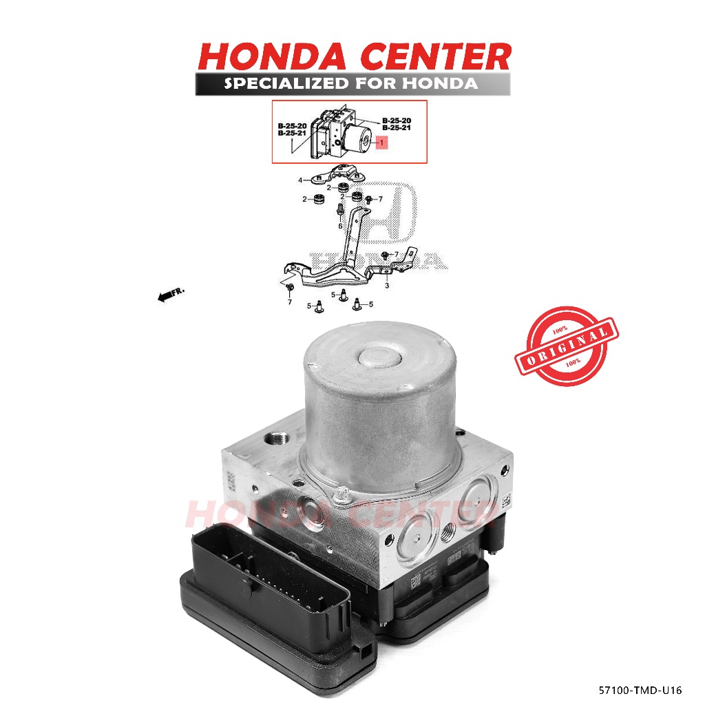Abs Brake Module crv rw gen5 turbo 2018 2019 2020 2021 2022 2023 ...