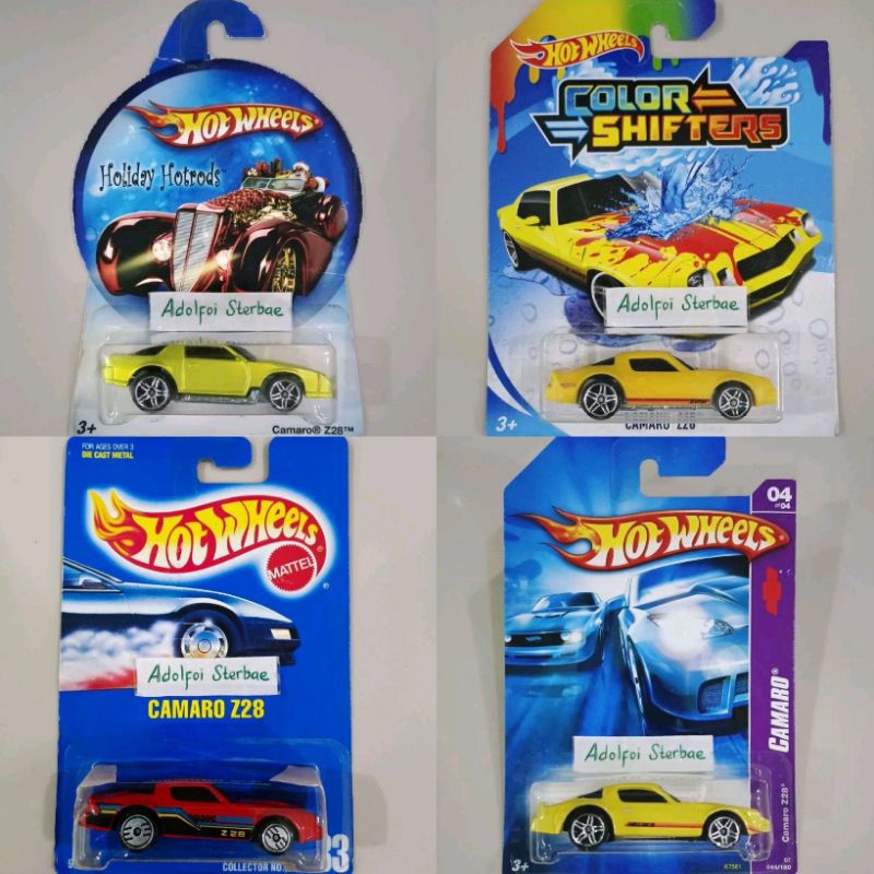 Hotwheels hot wheels camaro Z28 z 28 Edition color shifters holiday ...