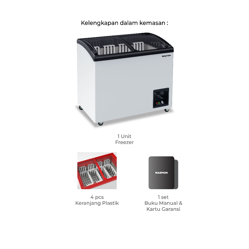 Maspion Freezer 200 Liter UFH-200 C FK - Gambar 4