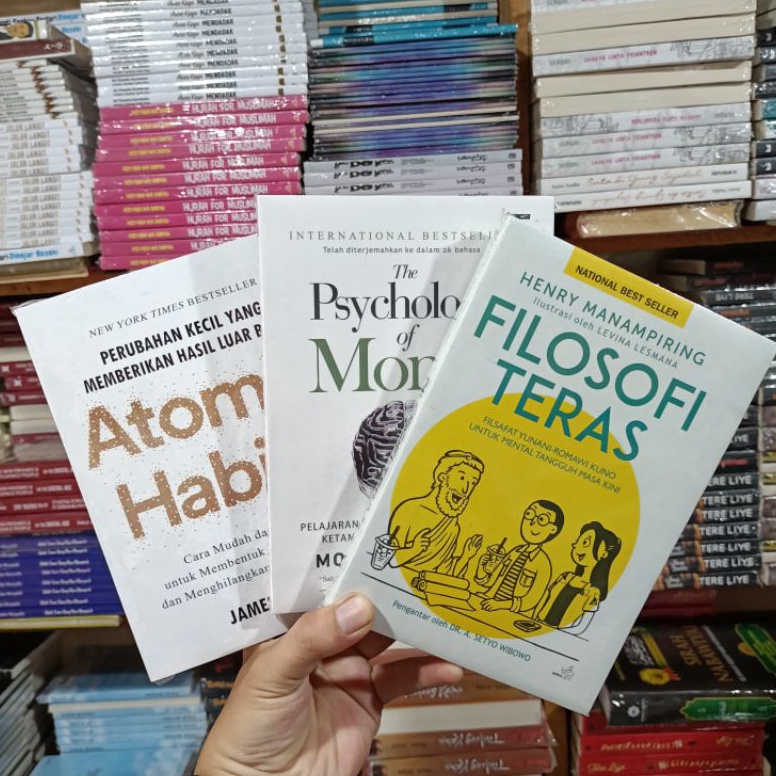 3-book Package Of Atomic Habits Terrace Philosophy The Psychology Of ...