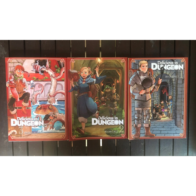 Delicious Comics IN DUNGEON DUNGEON MESHI VOL 1-3 UNSEALED | Shopee ...
