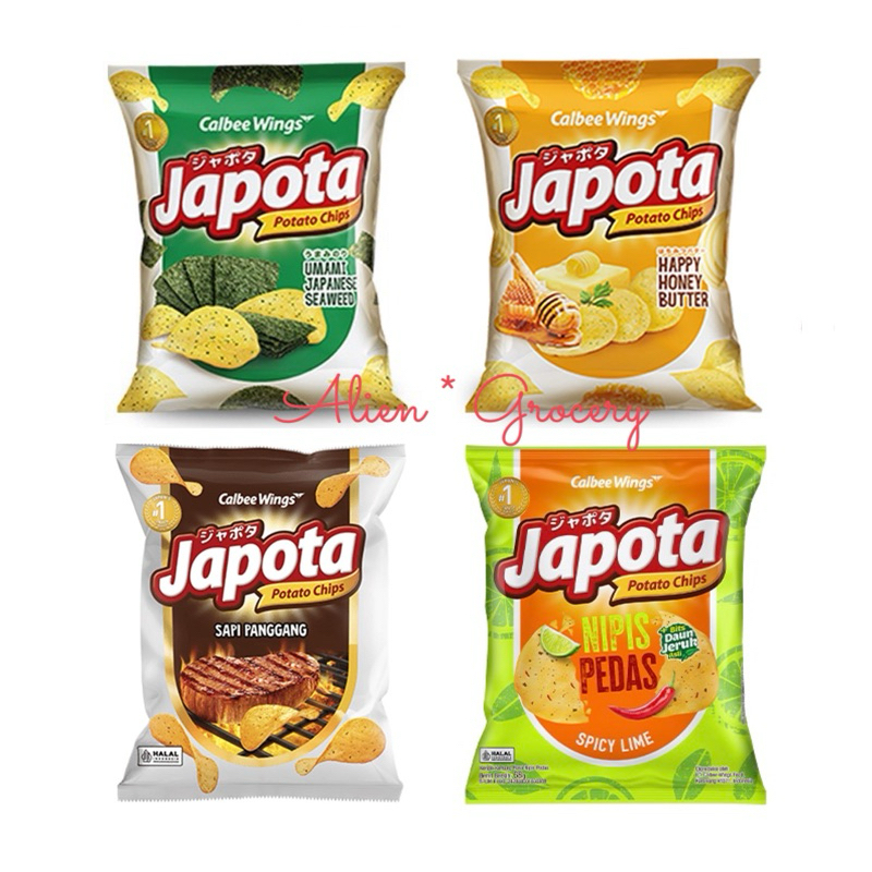 Japota POTABEE Potato Chips Potato Chips Honey Butter Seaweed Thin ...