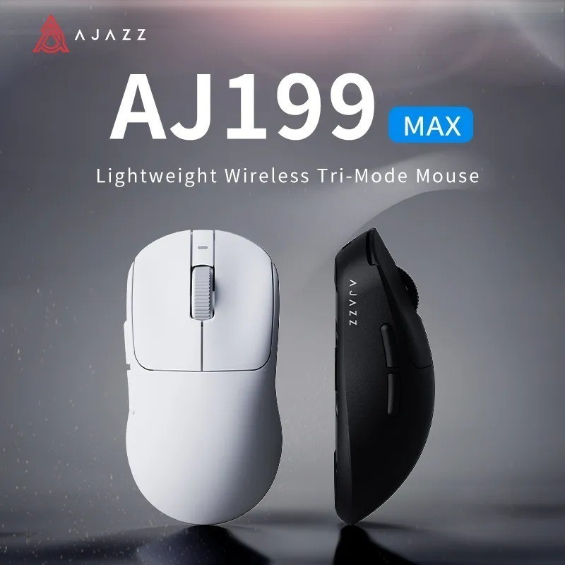 Ajazz AJ199 Max / AJ-199 Max Wireless Gaming Mouse 3in1 Connection - Gambar 2