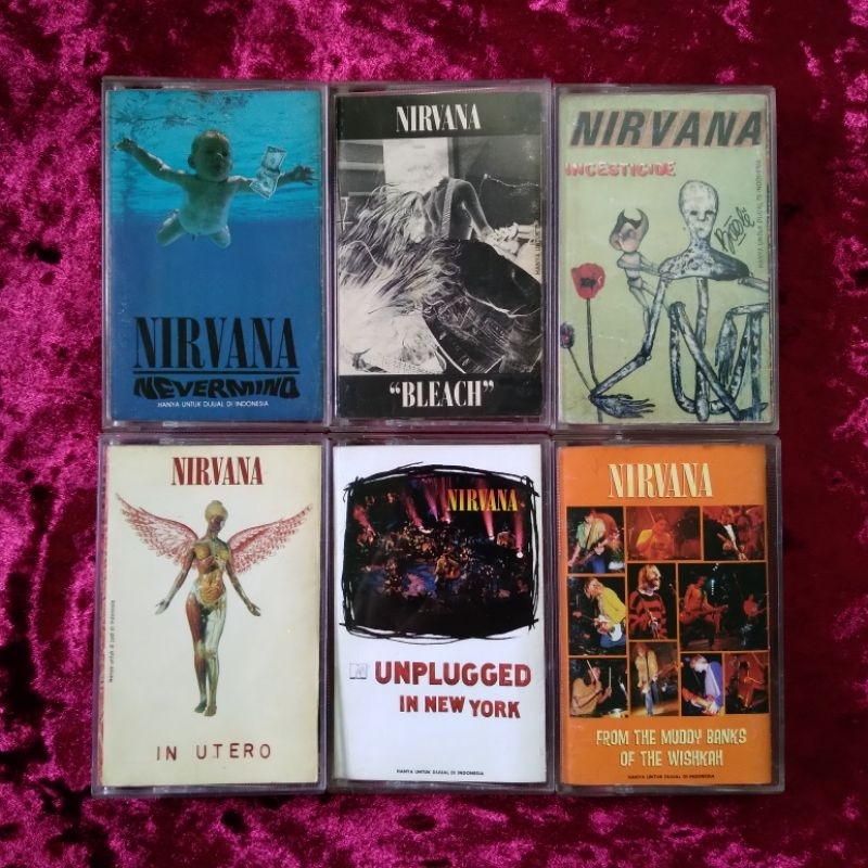 Nirvana Cassette (6 Album Pack) | Shopee Singapore