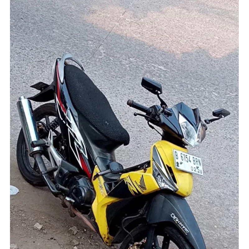 COD SPION KOZO TANGKAI BESI SEPASANG FREE DUDUKAN SPION HONDA YAMAHA UNIVERSAL SUPRA MX VEGA NMAX AEROX LEXY VARIO BEAT DLL SUDAH SEPASANG - Gambar 3