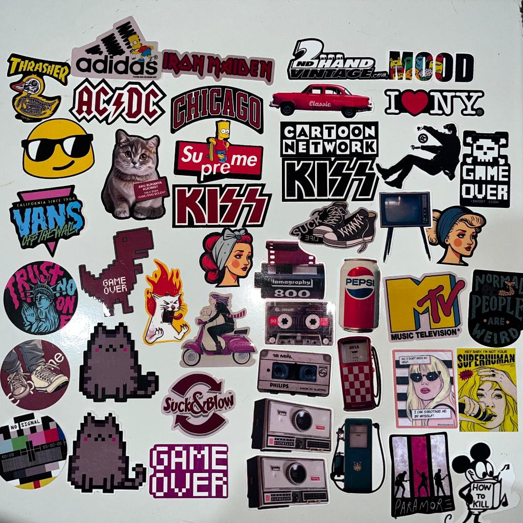 Small size Graftac Vinyl Sticker for journals contains 10-50 pcs ...