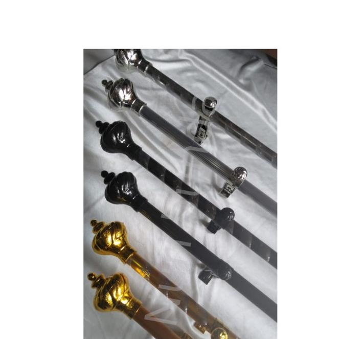 Iron Curtain Pole Rail Round Pipe Rail per 10cm | Shopee Singapore