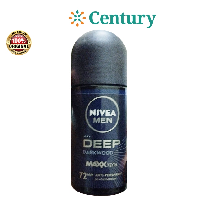 NIVEA MEN DEEP DARKWOOD MAXX TECH DEODORANT 50ML / DEODORANT MEN / PERAWATAN TUBUH - Gambar 3