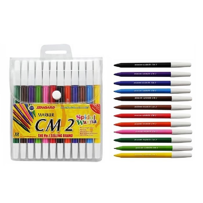 Standard Coloring Marker - CM 2 Mix 12 Color Markers Contains 12 Colors ...