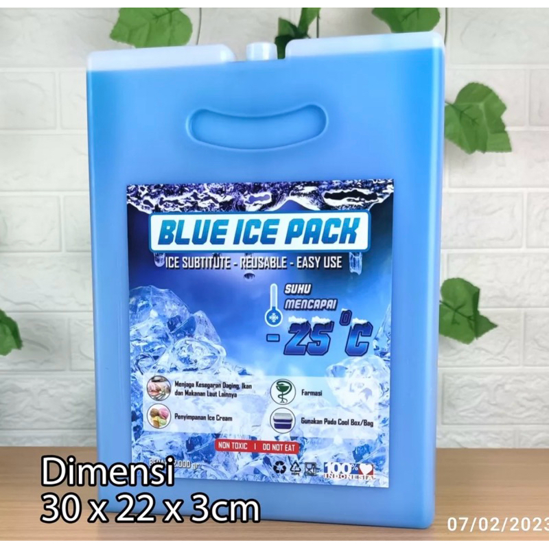 Large Ice Pack Blue Ice Pack Large Box Replacement Dry Ice Original ...
