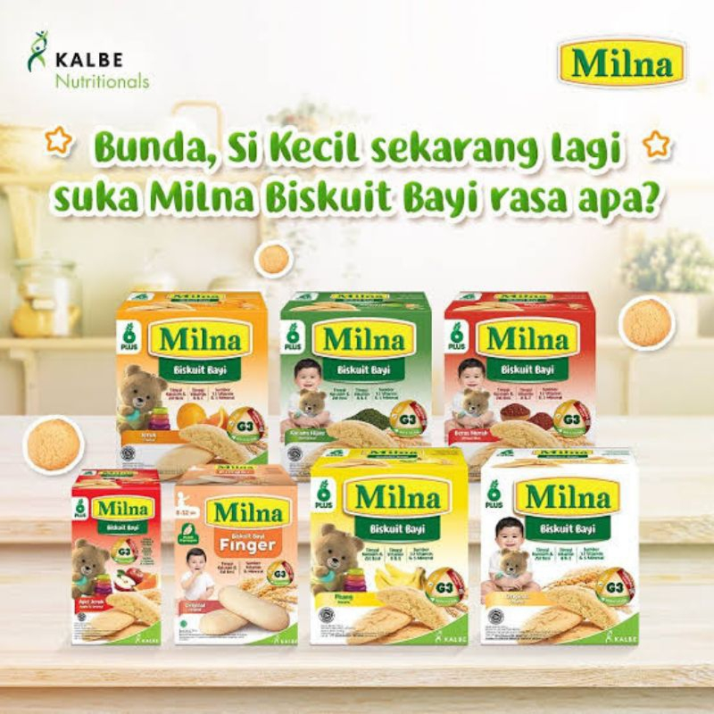 MILNA BABY BISCUITS 6-12 months Flavors FINGER BABY BISCUITS