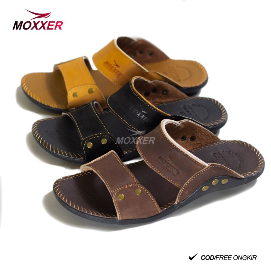 Genuine 2025 leather sandals