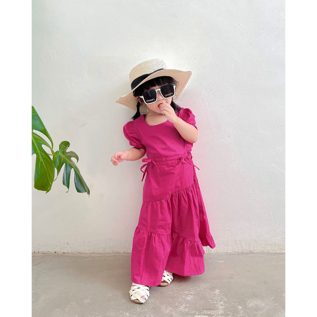 Childrens plain shop cotton dresses