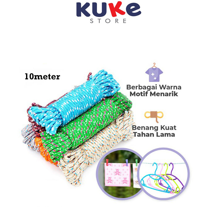 KUKE Nylon Clothesline Rope / 5 meter & 10 meter rope / Clothesline ...