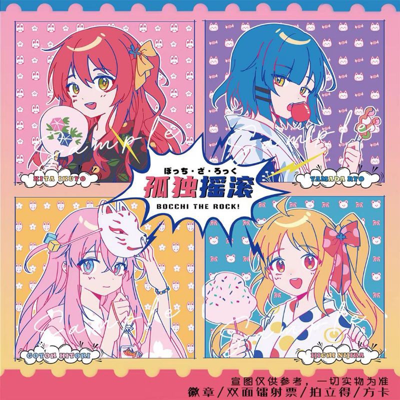 BOCCHI THE ROCK! ALL CHARACTERS WE HOTORI NIJIKA RYO POLAROID Artprint ...