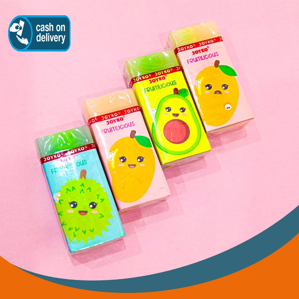Er135 Eraser FRUIT Erase Cute Cute AESTHETIC School Tools Unique Gift