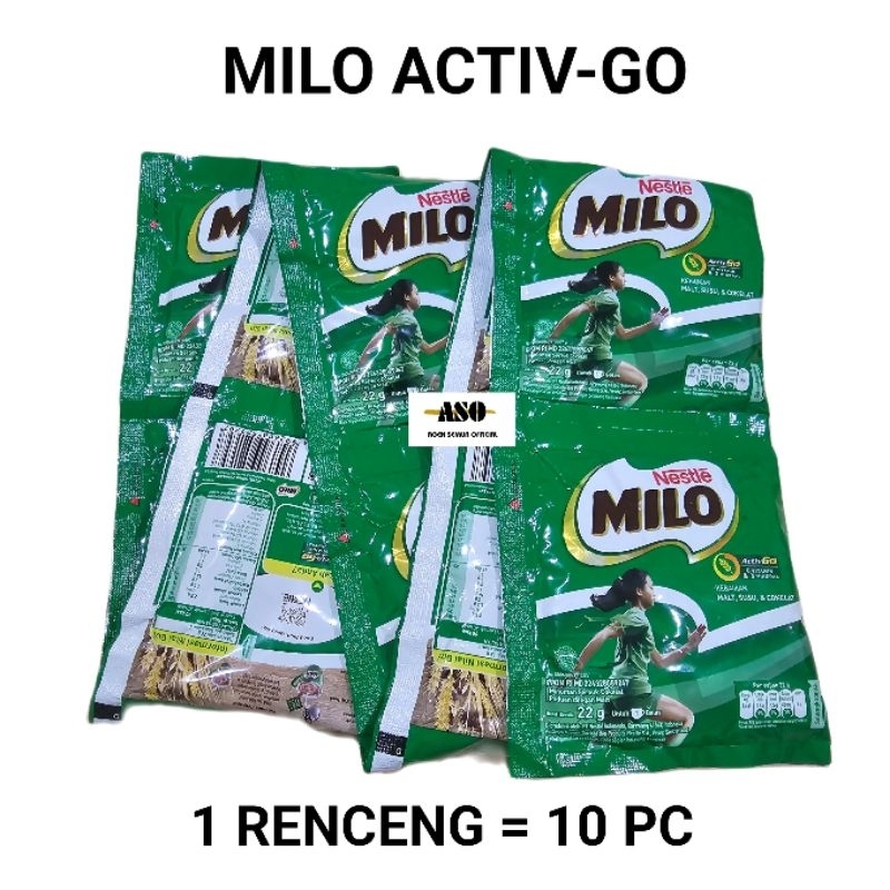 MILO Activ-Go Susu Bubuk Sachet 22 gr RENCENG ( ISI 10 ) - Gambar 4