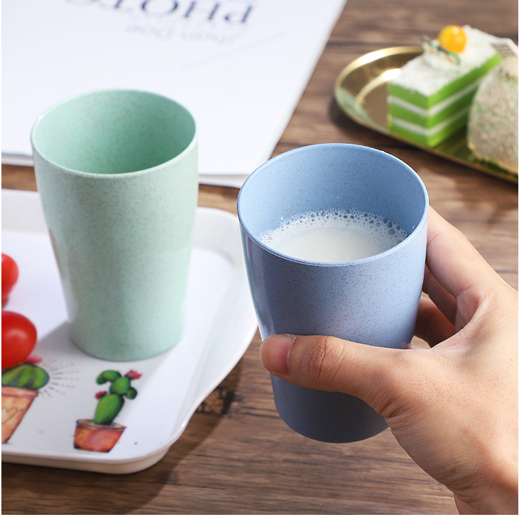 Dreamyhouse Gelas Jerami Gandum / Cangkir Plastik Warna Warni Wheat Cup - Gambar 3