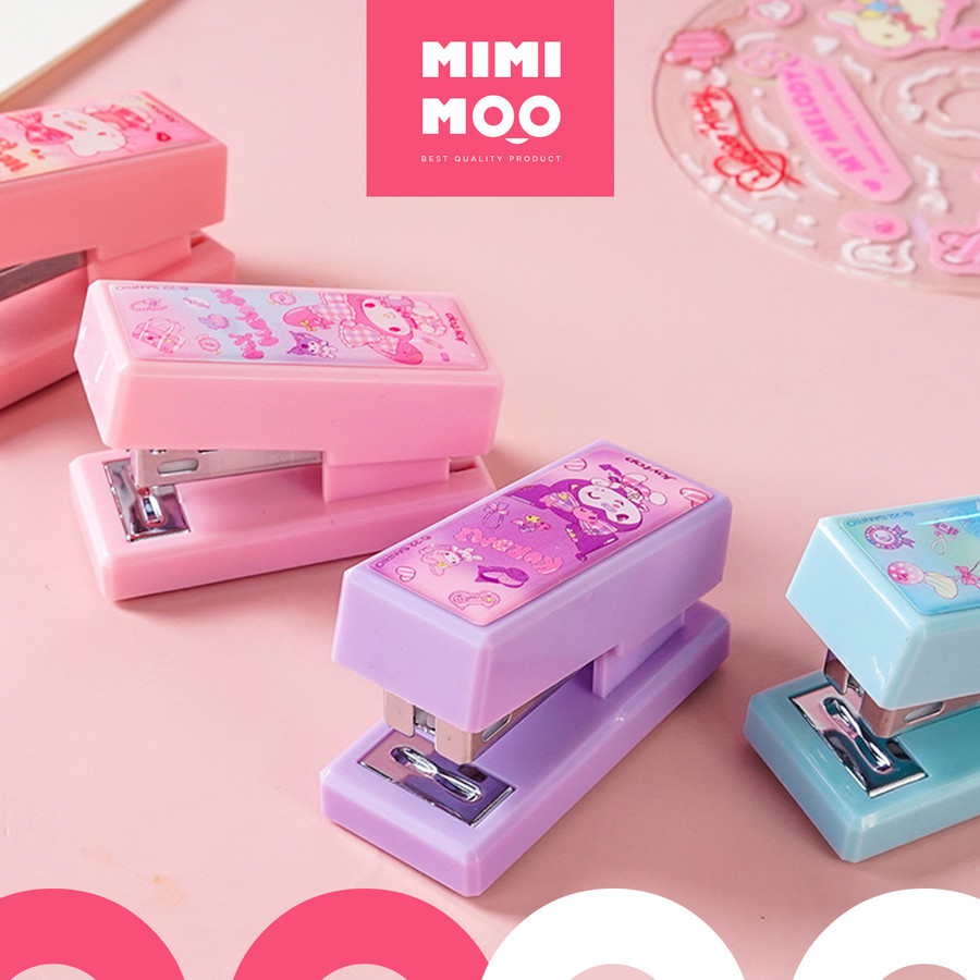 Mimimoo Stapler Mini Staples Sanrio Cinnamoroll Kuromi My Melody ...