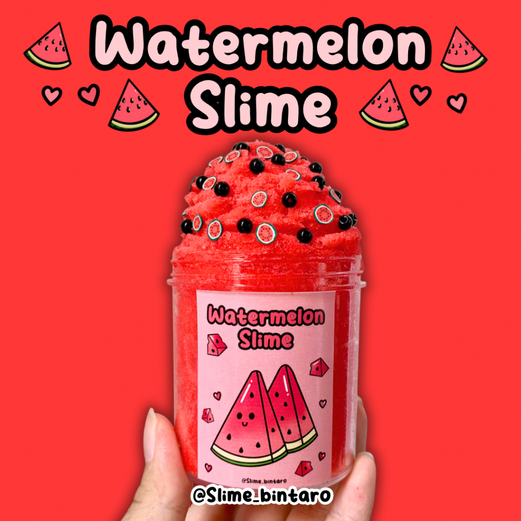 Cloud Icee Watermelon Slime By Slime Bintaro Cloud Slime Watermelon Slime Slime Ice 6258