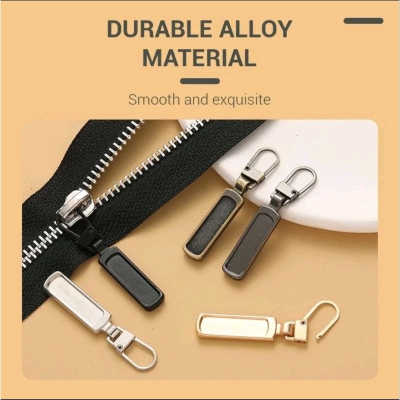 1PCS Alat Penarik Resleting Aksesoris Tarikan Seleting Universal Pengait Sleting Tas Jaket Celana Tarik Serbaguna A138 - Gambar 2