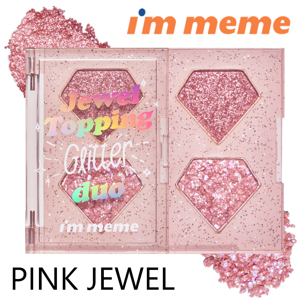 I'M MEME Best Selling!! MEME JEWEL Topping Glitter Duo 3g 03 PINK