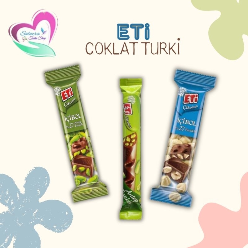 Pistachio TURKISH CHOCOLATE | Türkiye ETI CHOCOLATE | Ulker | Hazelnut ...