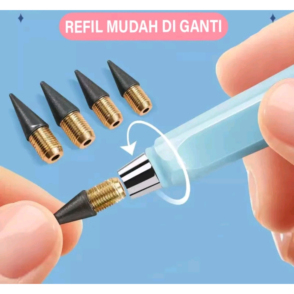 Pensil Abadi Tanpa Isi 500.000 Karakter - Gambar 4