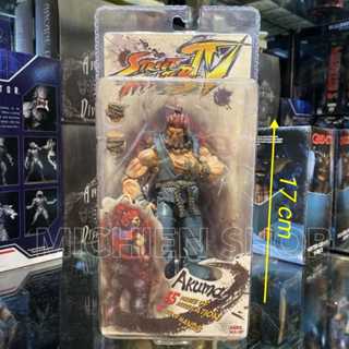 Series 4 Akuma Action Figure, Codllyne Akuma Red Hair and Blue Outfit  action figure. You might not be able to defeat Akuma in battle, but you can  own him as pa 