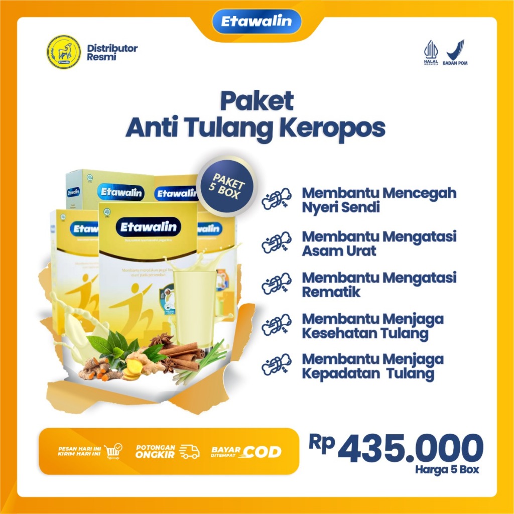 Package Of 5 Boxes Of Etawalin Milk Effective Solution To Solve Joint