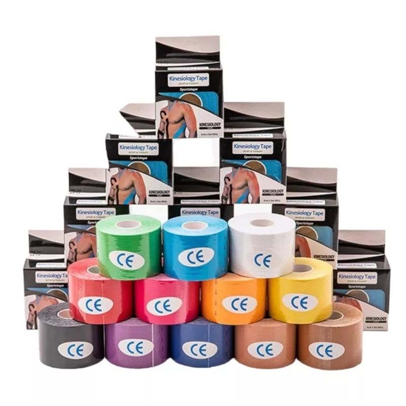 Kinesiology Tape Tapping 2.5M 田 5CM Sports Bandage Plaster Knee Muscle ...