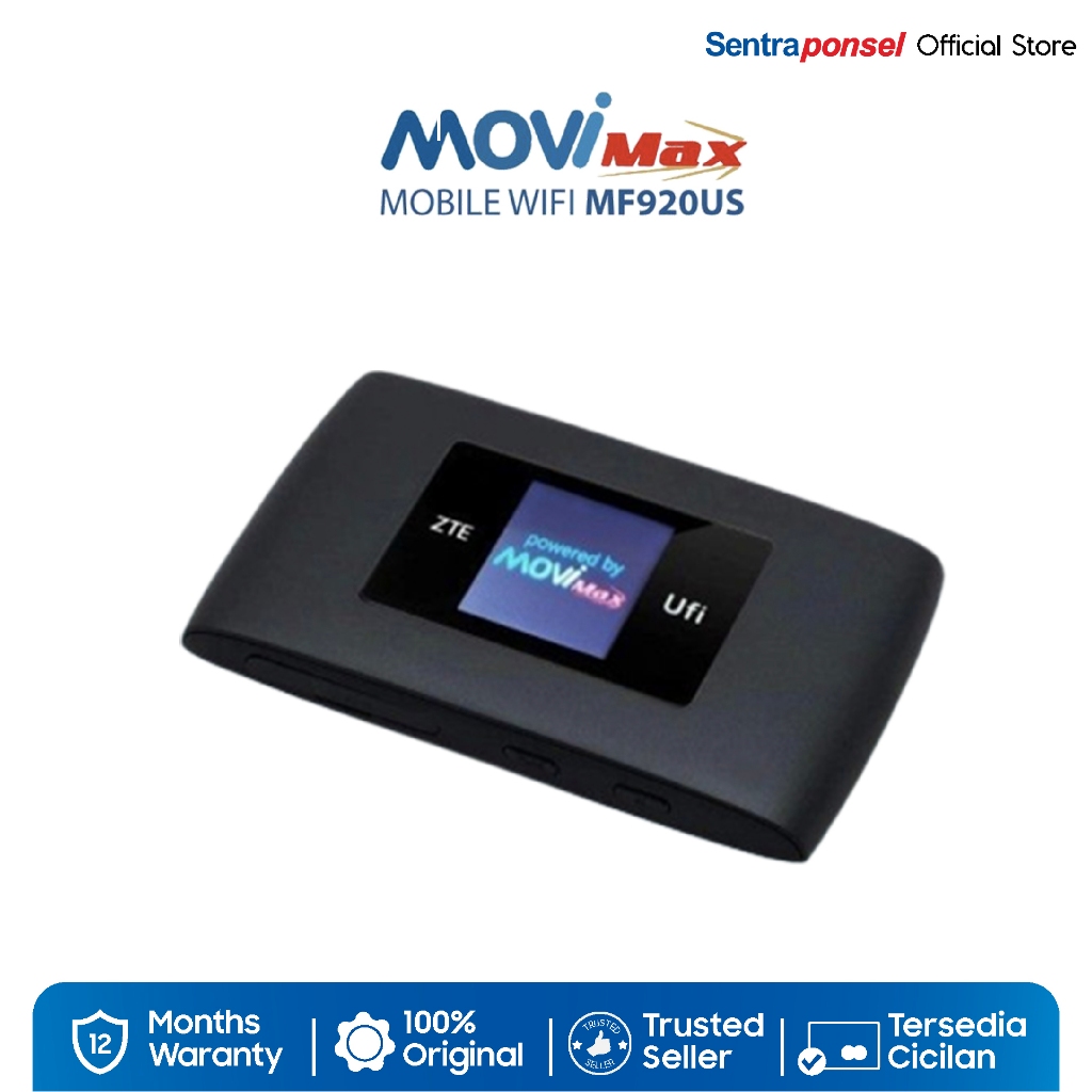 Modem MiFi MOVi Max Mobile WiFi ZTE MV920US 4G LTE (Unlock All Operator) - Garansi Resmi - Gambar 3