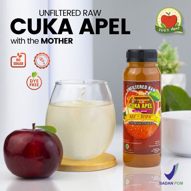 Cuka Apel Gemeli Organik With Mother 250ml - Gambar 4