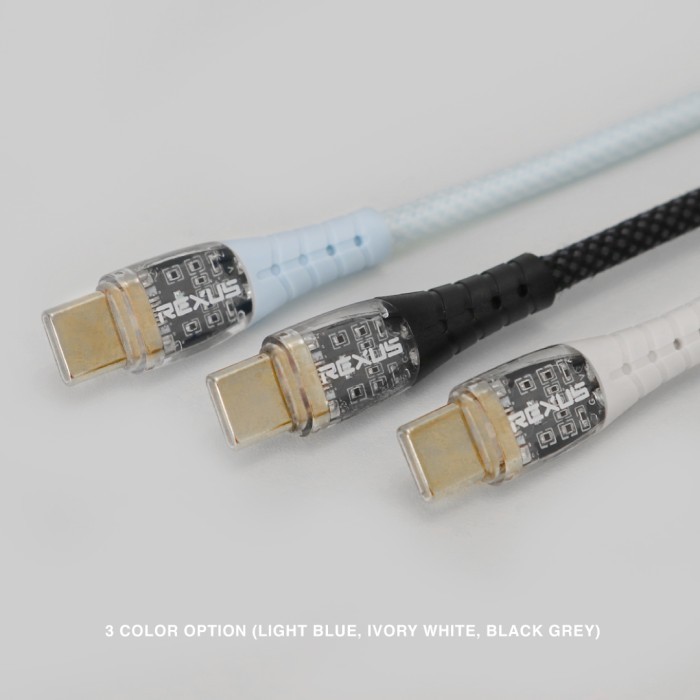 Rexus CB170P / CB170-P USB Cable Data Type C Cable 1m Charger HP - Gambar 4