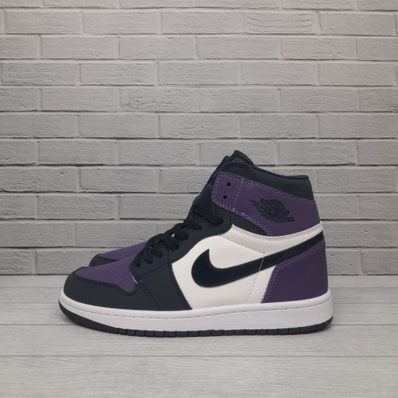 White and purple jordan on sale 1