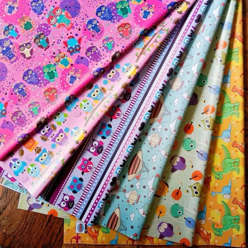 Kertas Kado Jumbo Motif Lucu Kartun Random - Gambar 4