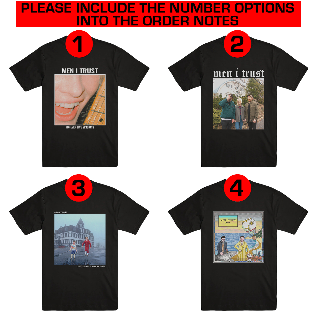 MEN I TRUST | T-SHIRT BAND | INDIE POP | merchandise | Shopee