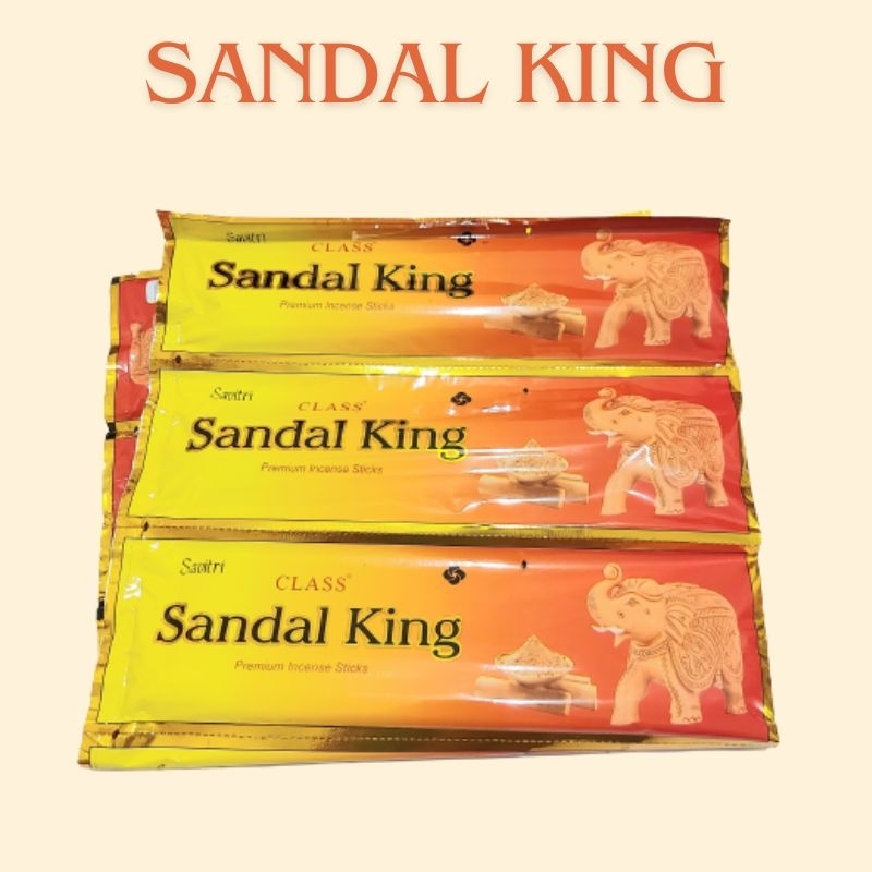 Hio Incense Sticks Indian Savitri Sandals KING Slippers 6 Packs