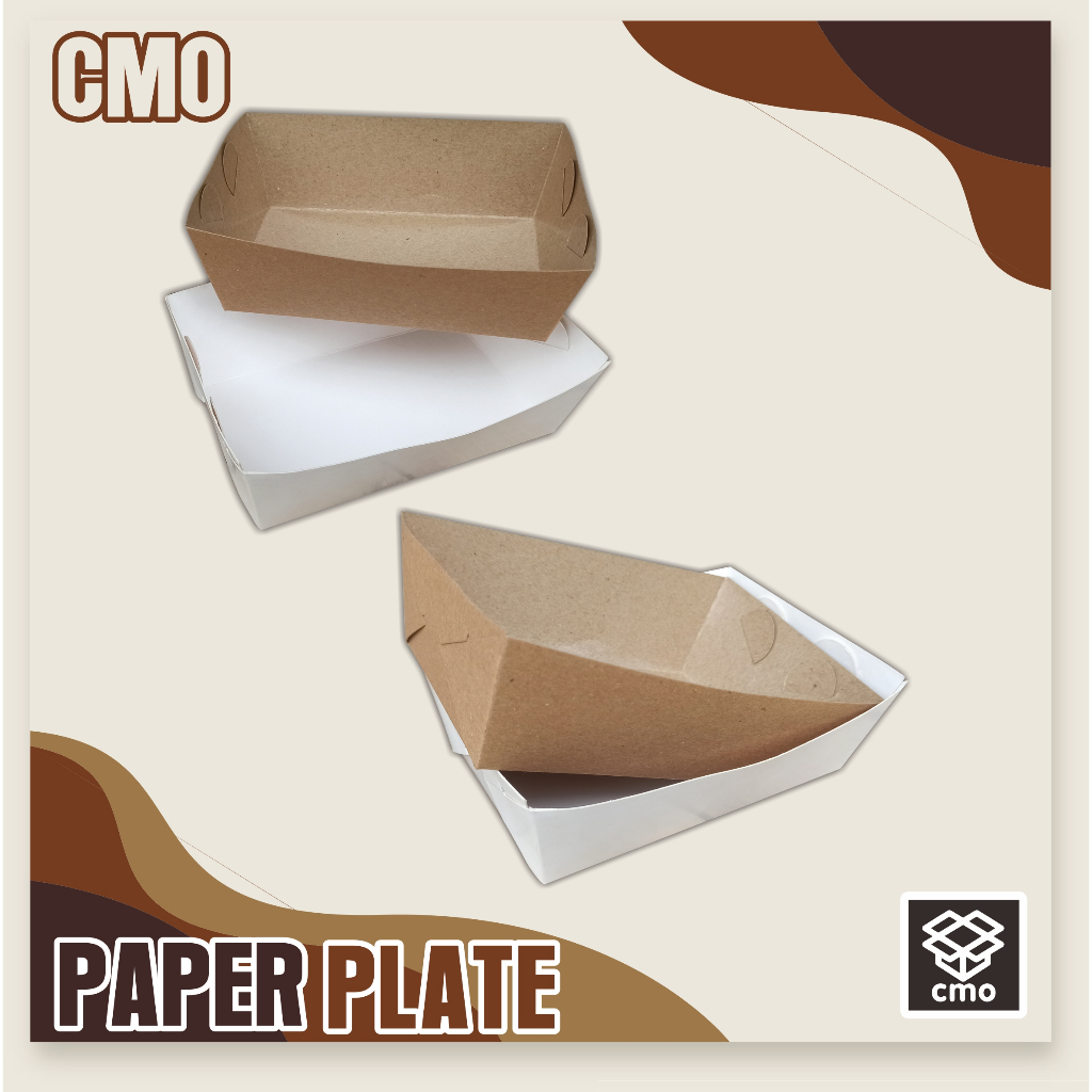 Kraft packaging 14x9x5 cm | Cake | Rice BOX | Donut Box | Inner ...