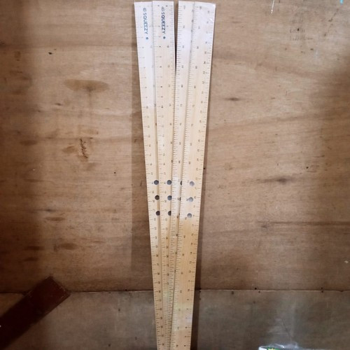 100m Long Wooden Ruler/MDF Wood Particle Ruler/Thick Wood Line | Shopee ...