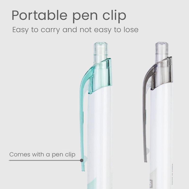 Deli Pensil Mekanik / Mechanical Pencil 0.5mm Gratis Penghapus EU745 - Gambar 2