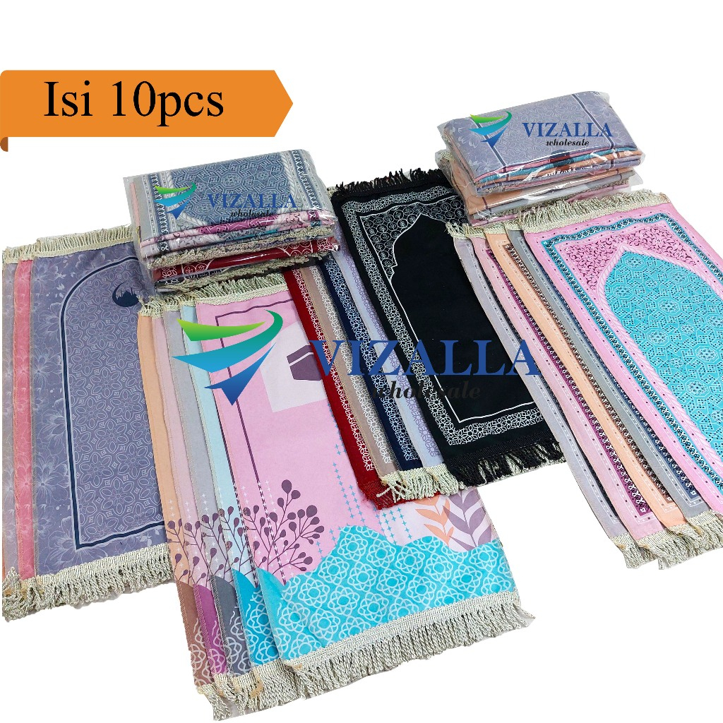 Contents 10pcs Small Kanebo Suede Arbain Prayer Rug 35x60cm Travel ...