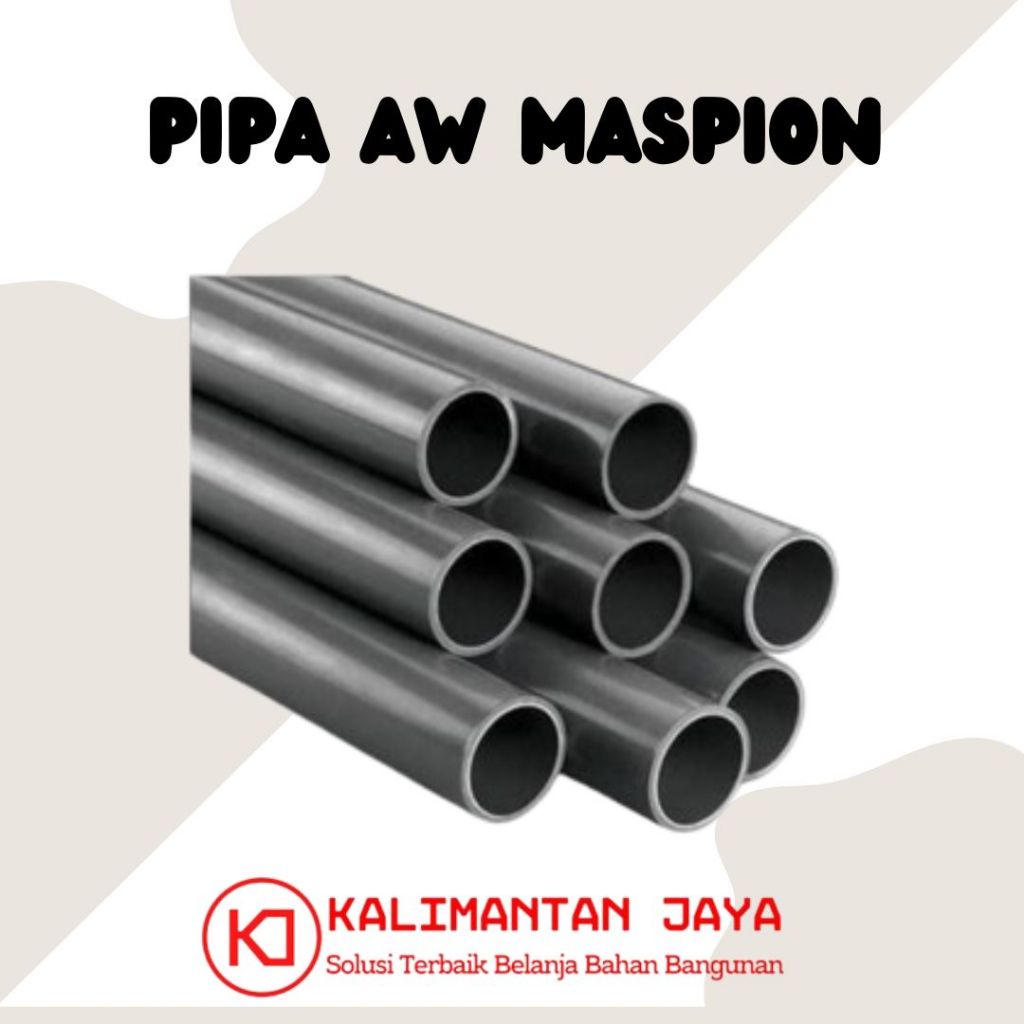 Aw MASPION PVC Pipe (Price PER METER) | Shopee Singapore