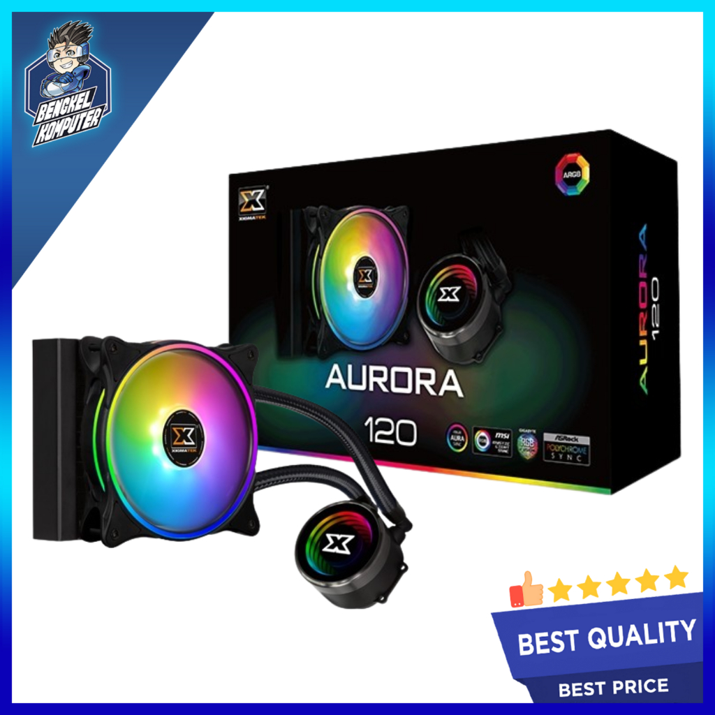 Liquid COOLER XIGMATEK AURORA 120 ARGB BLACK Shopee Singapore